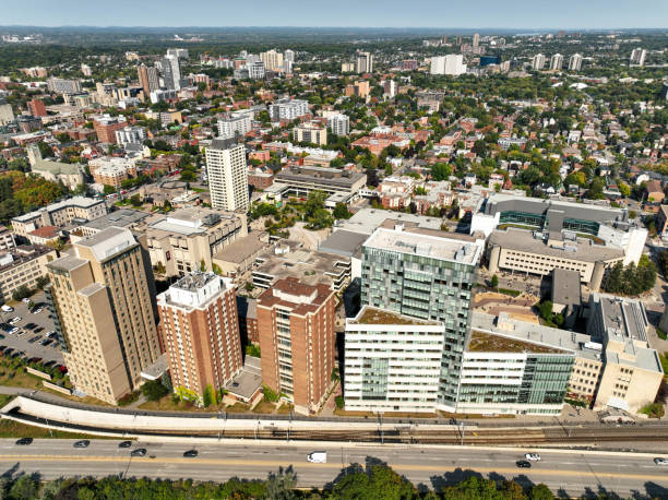 istock Aerial video of Ottawa University 1905762920