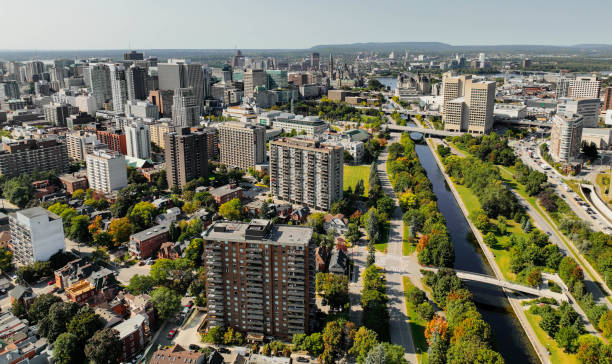 istock Exterior view of modern cityscape in Ottawa 1905763441