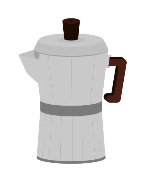 Vector illustration of moka pot icon