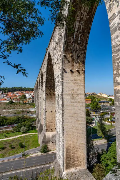 Águas Livres Aqueduct - Aqueduto das Águas Livres, Lisbon, Portugal.