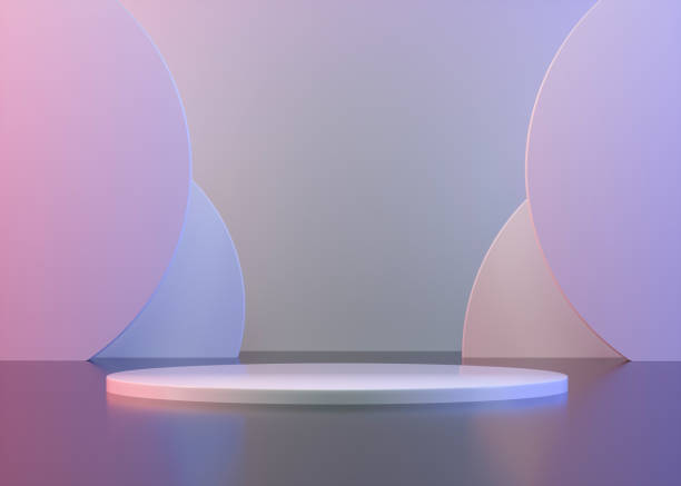 3D display space Cube Shape,Simplicity,White Color,Advertisement,Backgrounds,Blank,Box - Container,Bright,Computer Graphic,Copy Space,Corridor,Creativity,Design,Digitally Generated Image stock cubes stock pictures, royalty-free photos & images