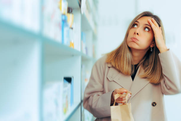 Confused Customer Thinking what to Buy in a Store