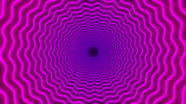 Tunnel Purple Swirl Animated Video Background