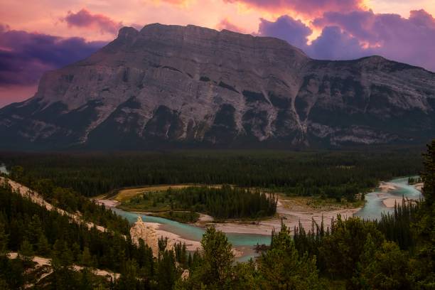 istock Sunrise Clouds Over A Banff Valley 1906135230