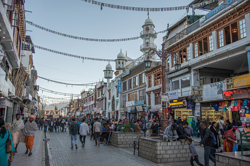 The Leh Main Market is one of the most famous landmark in Leh district, Ladakh, northern India