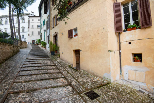 istock Pedestrian Alley in Spoleto 1906168218