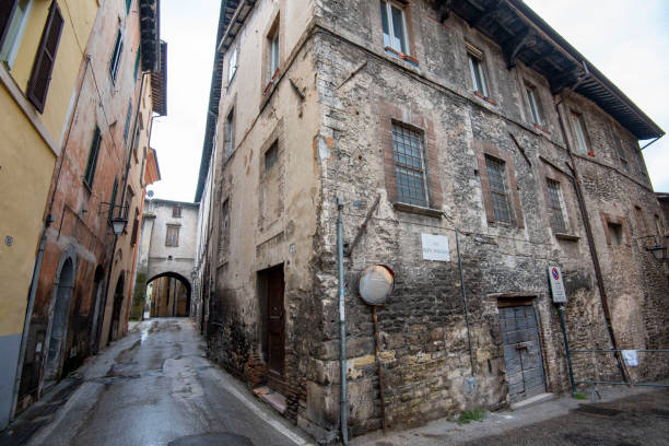 istock Pedestrian Alley in Spoleto 1906188803