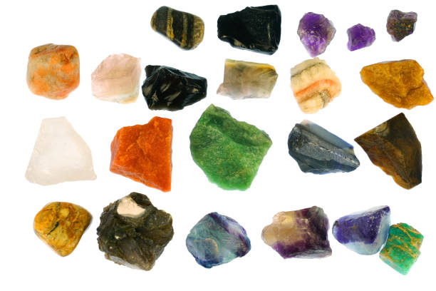 istock colorful mineral rocks isolated on white background 1906195666