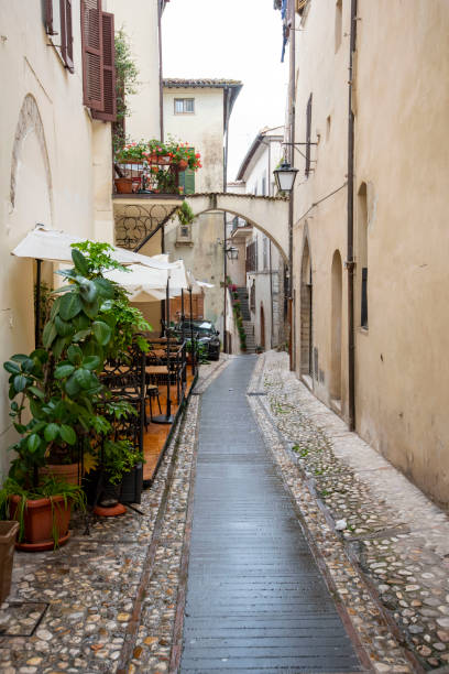 istock Pedestrian Alley in Spoleto 1906217382
