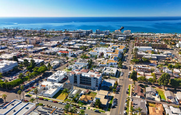 Oceanside Beach View Aerial