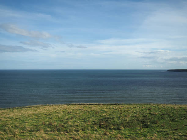 Scottish Lowlands sea view between Dundee and Aberdeen