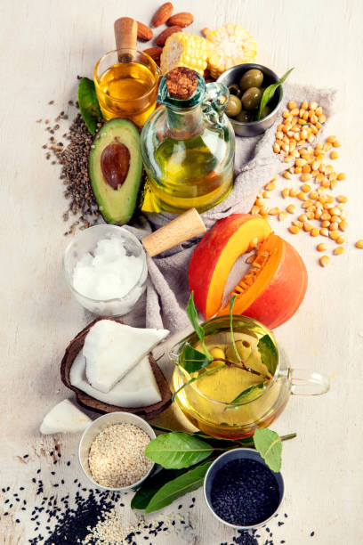 istock Assortment of organic oils. 1906349616