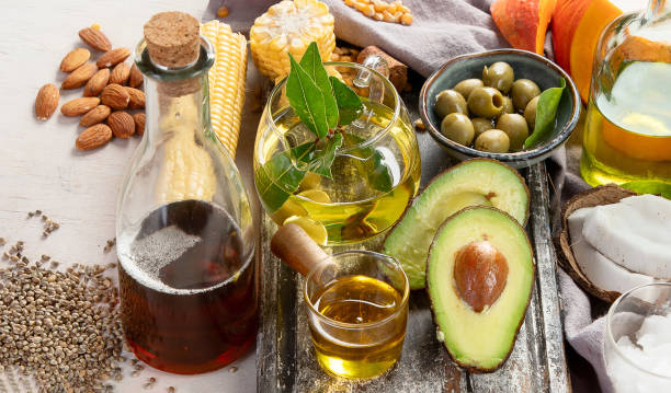 istock Assortment of organic oils. 1906359833