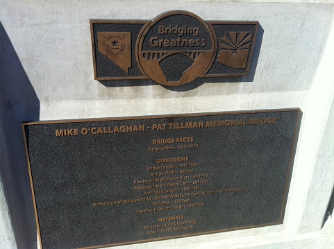 Mike O'Callaghan–Pat Tillman Memorial Bridge, Nevada, US, June 2015