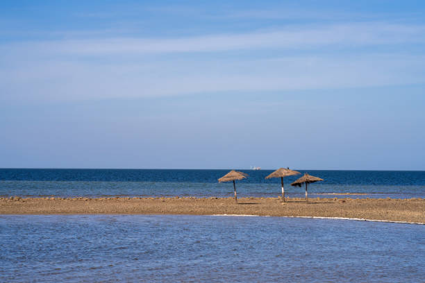 View of Kerkennah - Tunisian archipelago in the Mediterranean Sea