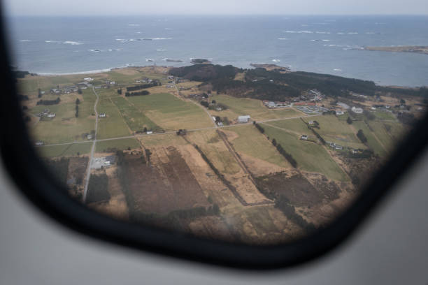 istock Airplane passenger view over Norway 1906575592
