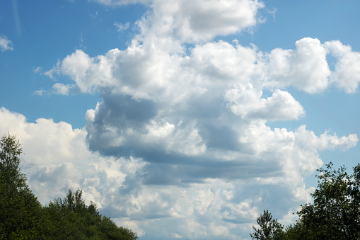 Billowing Cumulonimbus Cloud
