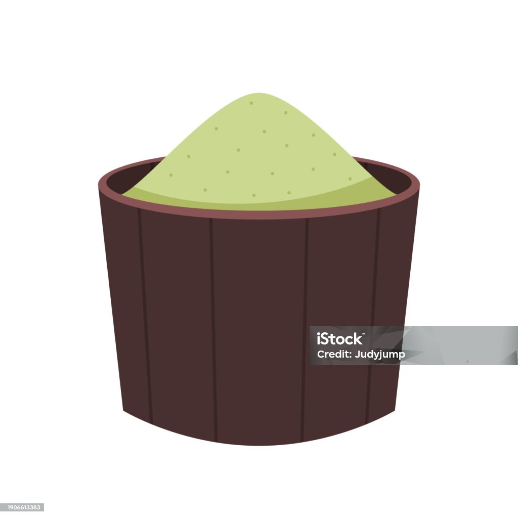 Matcha Powder Vector Matcha Cup Vector Symbol Wallpaper Free Space For Text Copy Space ...