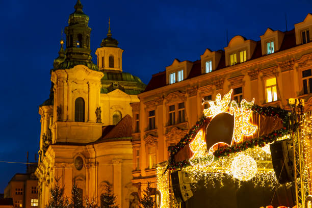 istock Christmas tree on Old Town Square in Prague, Czech Republic 1906646860