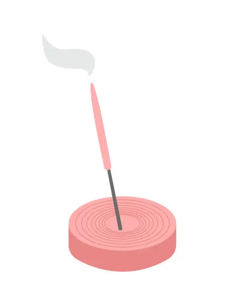 Vector illustration of Aroma scented stick