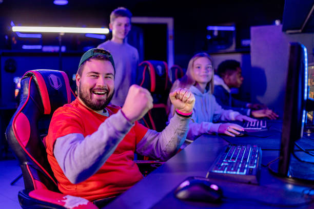 istock Euphoric win for eSports team 1906714764