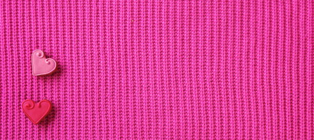 istock Pink Panoramic Wide Valentine's Day Banner 1906719010