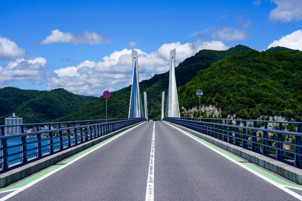 Crossing Hinase Bay on Bizen-Ohashi Bridge (Bizen City, Okayama Prefecture)