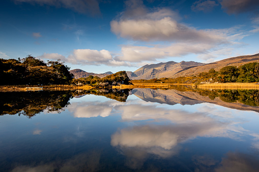 Stunning reflections of Upper Lake Killarney National Park Kerry Ireland