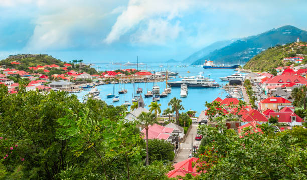 istock Gustavia harbor landscape, Saint Barthelemy. 1906849146