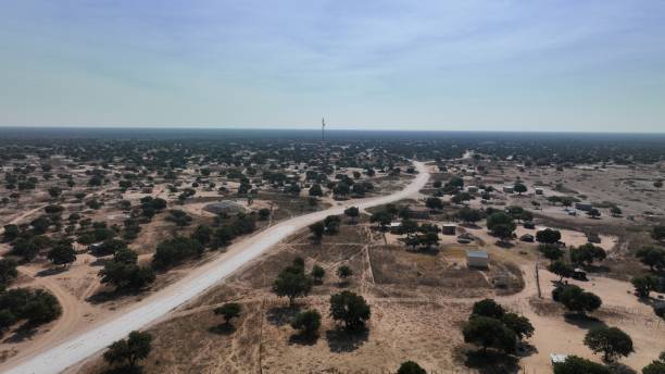 istock Letlhakeng village aerial view 1906853442