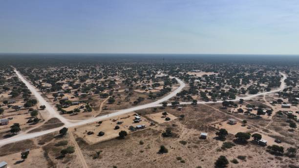 istock Letlhakeng village aerial view 1906853446
