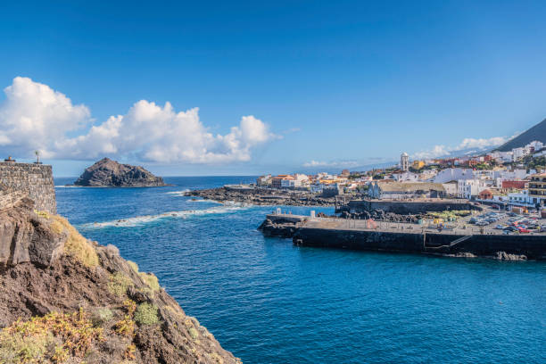 Panorama von Garachico an der Nordküste von Teneriffa, Spanien – Foto