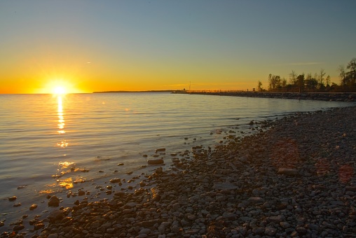 Rocky Beach at Sunset