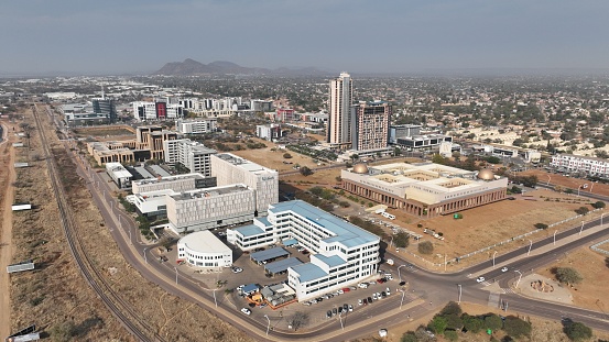 Gaborone Central Business District (CBD) in Botswana, Africa