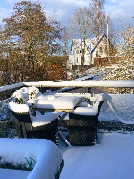 istock Serene winter moment on balcony. 1907142043