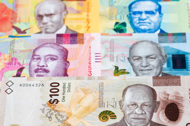 istock Bahamian dollar a business background 1907159586