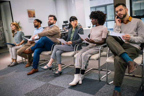istock Business people waiting for job interview 1907187434