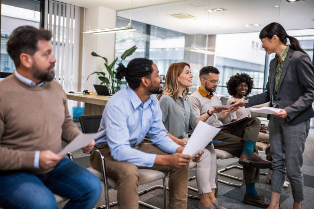 istock Business people waiting for job interview 1907187975