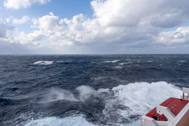 istock View from a cruise ship in rough sea 1907206480