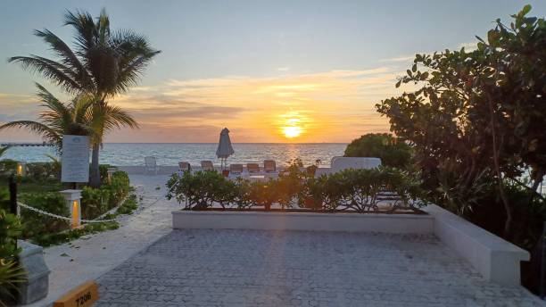 istock Sunrise view over Caribbean sea 1907207553