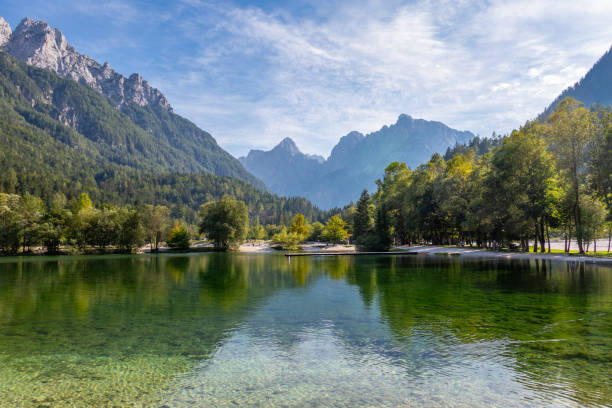 istock Lake Jasna in Alps, Slovenia 1907223053