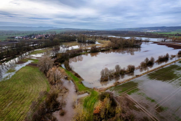 istock Flooded landscape after prolonged rainfall 1907252757