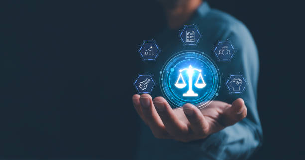 istock Business ethics and compliance concept, ai ethics Ethical investment, sustainable development. Business integrity and moral. The effective compliance and ethics culture in workplace. 1907296480