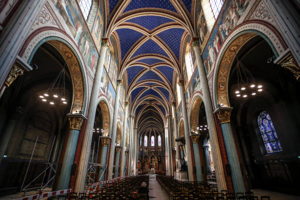 Abbey of Saint-Germain-des-Pres in Paris, France.