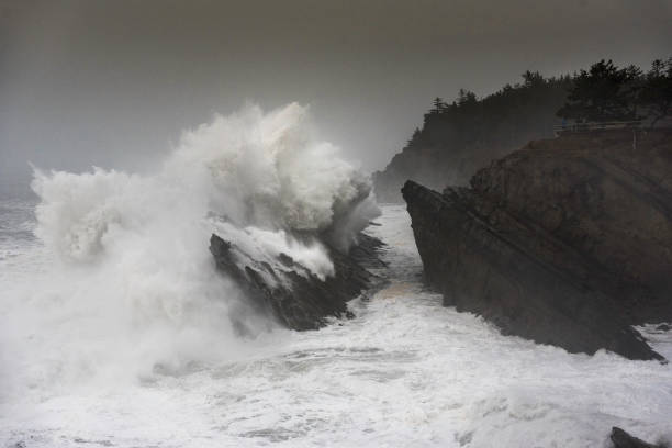 istock Oregon Coast Wave Action During Winter Storm 5 1907390863