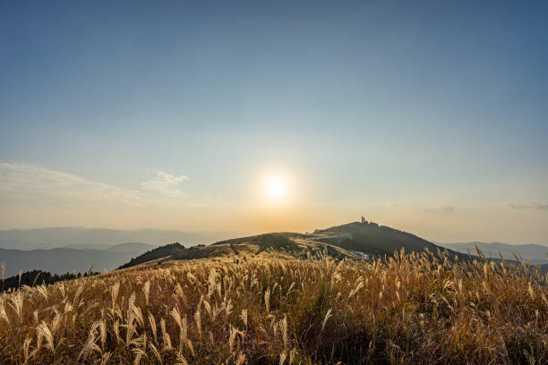 istock Sunset at Oishi Plateau. 1907397273