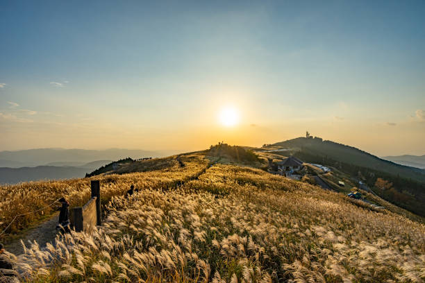 istock Sunset at Oishi Plateau. 1907401977