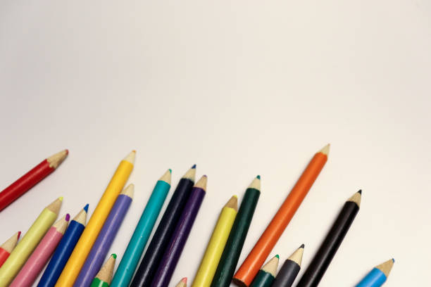 istock Wooden pencil background for art design 1907418311