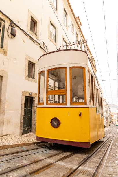 istock The famous yellow tramway in Lisbon 1907433115