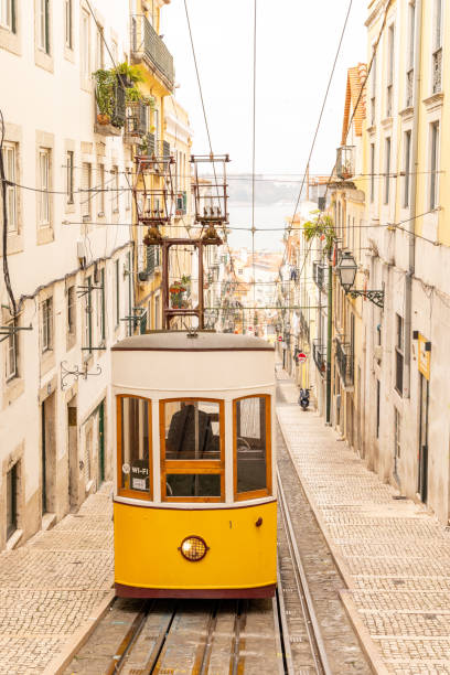 istock The famous yellow tramway in Lisbon 1907433117